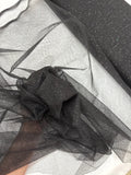 Tulle MORBIDO GLITTER “nero”