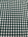 Tessuto TINTO IN FILO “quadretto medio verde”