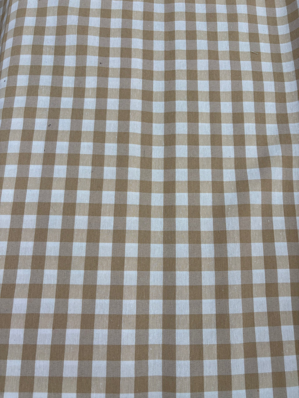 Tessuto TINTO IN FILO “quadretto medio beige”
