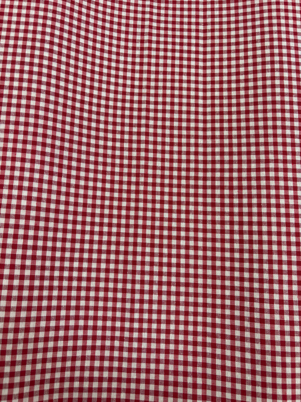 Tessuto TINTO IN FILO “quadretto piccolo rosso”