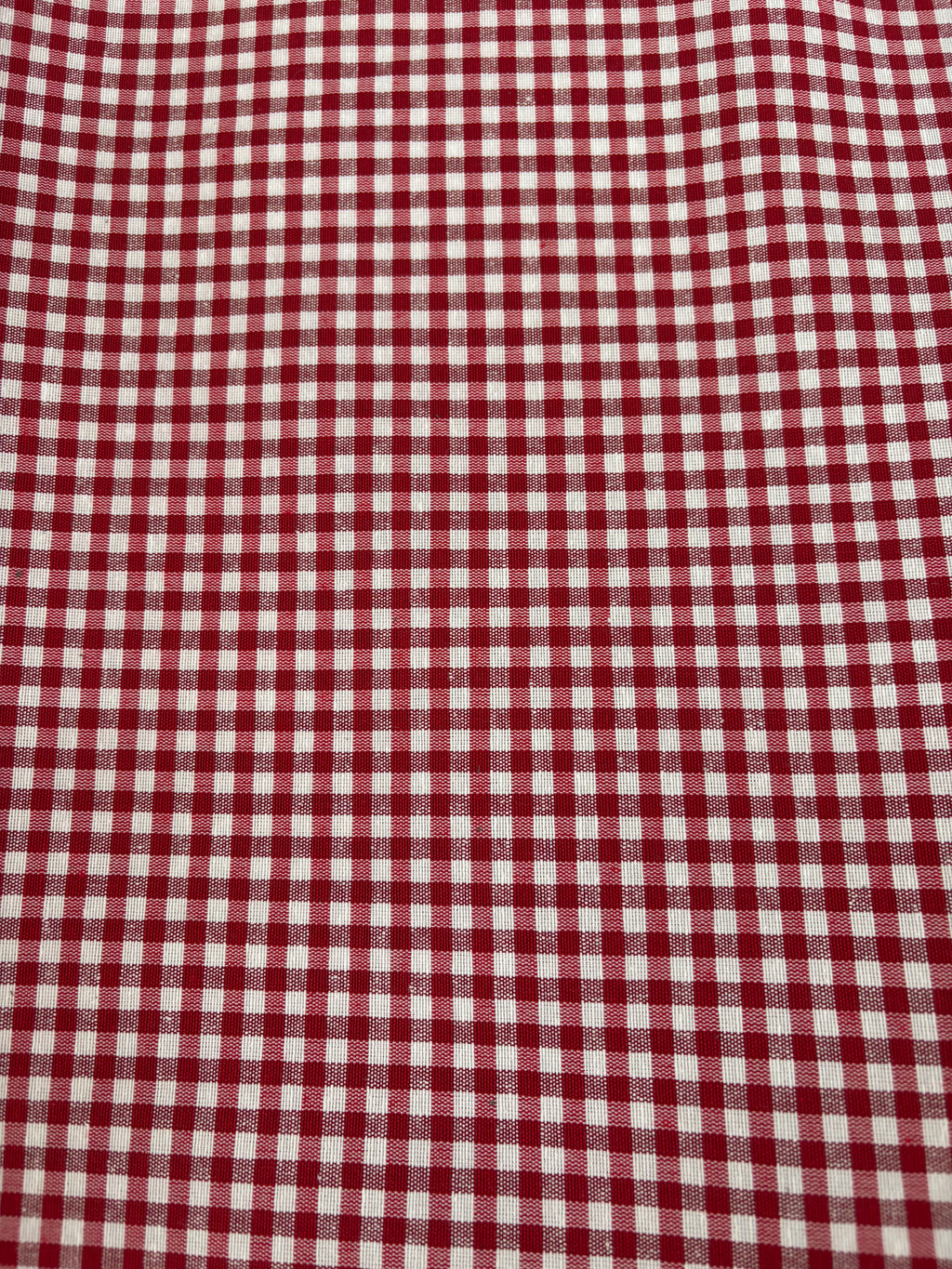 Tessuto TINTO IN FILO “quadretto piccolo rosso”
