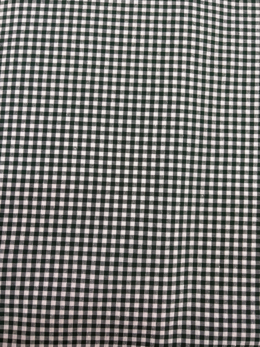 Tessuto TINTO IN FILO “quadretto piccolo verde”