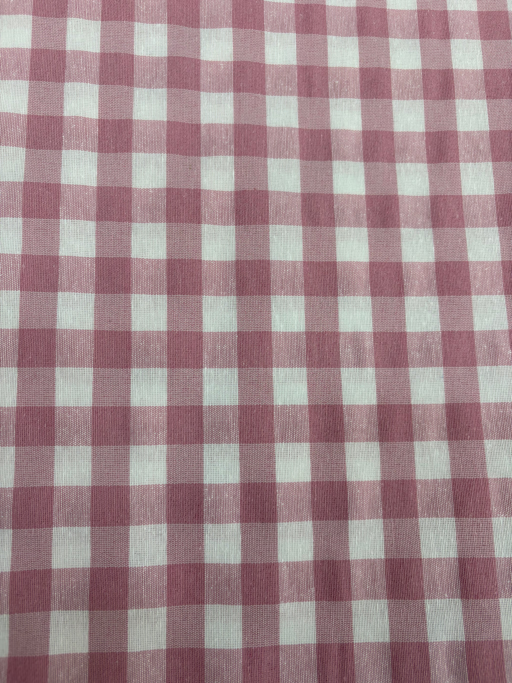 Tessuto TINTO IN FILO “quadretto medio rosa antico”