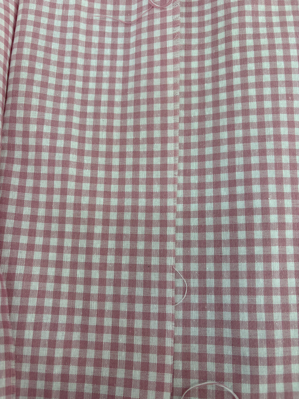 Tessuto TINTO IN FILO “quadretto piccolo rosa antico”