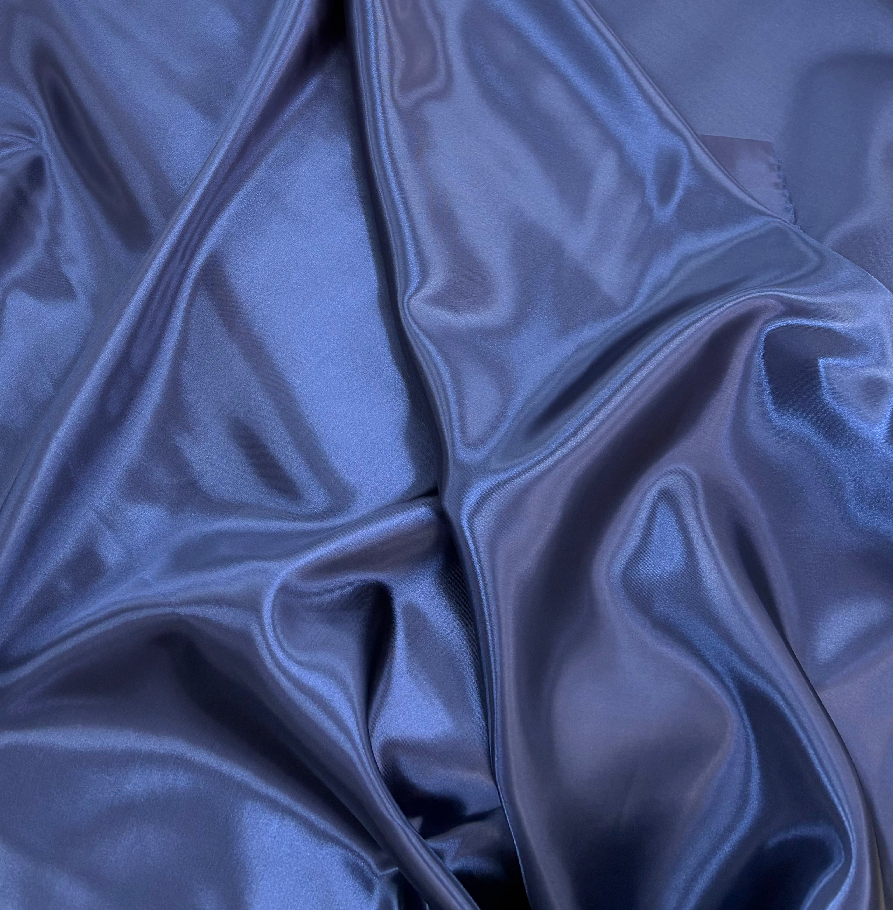 Tessuto RASO “blu notte”