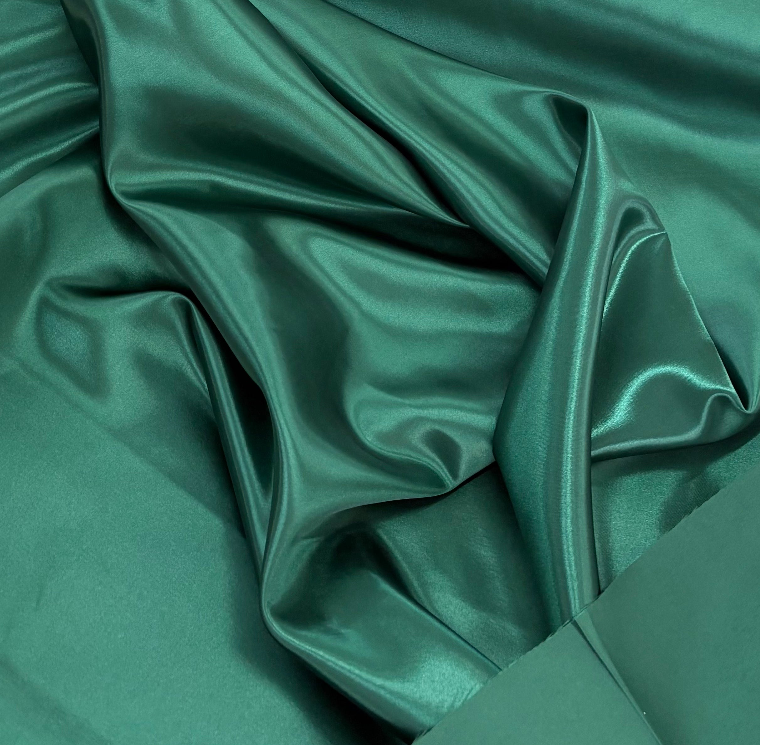 Tessuto RASO “verde bottiglia”