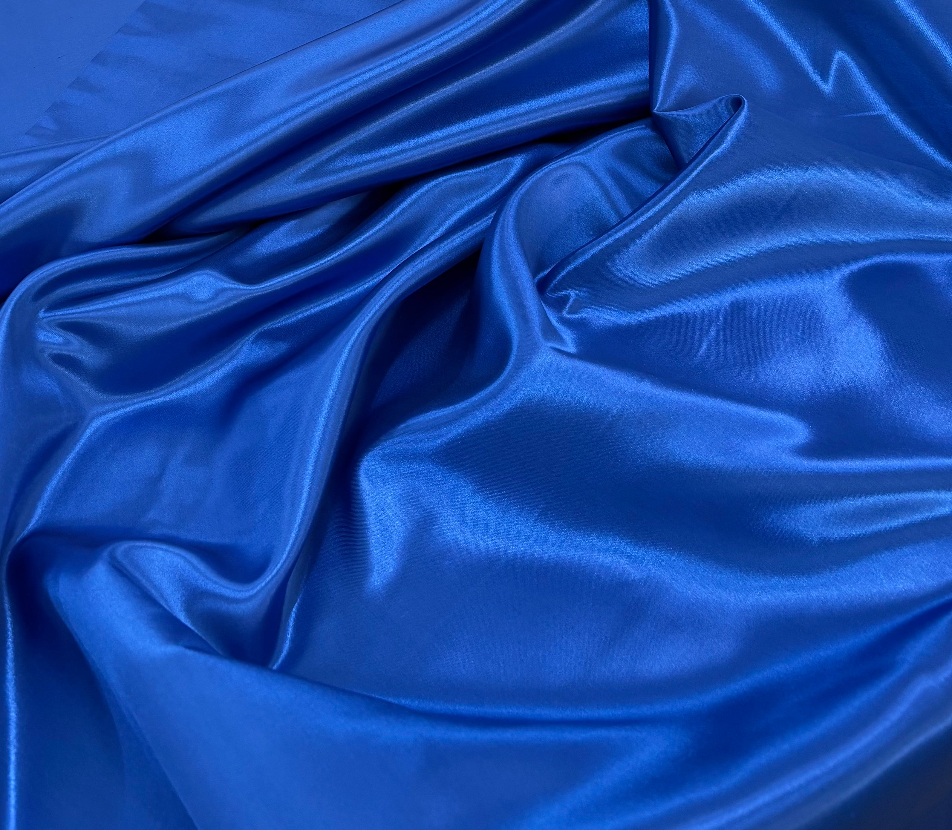 Tessuto RASO “blu china”