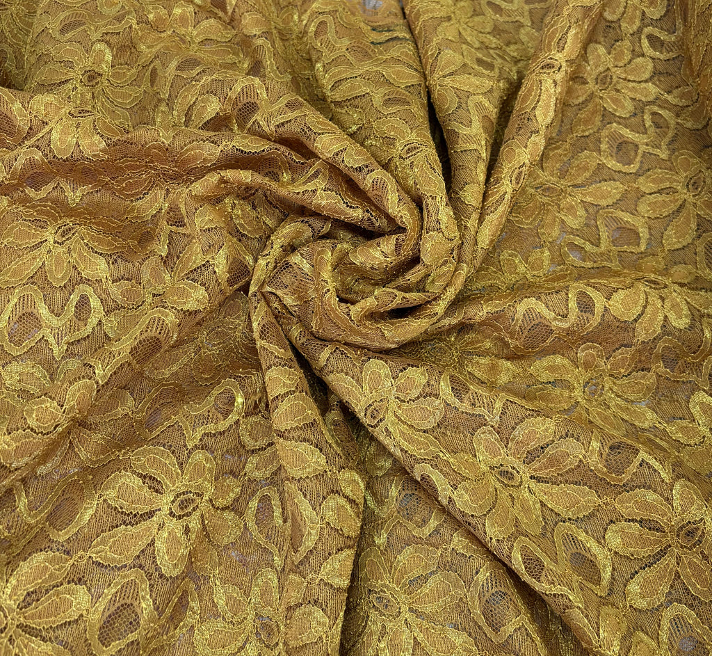 Tessuto PIZZO “oro”