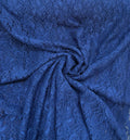 Tessuto PIZZO ELASTICIZZATO “blu elettrico “
