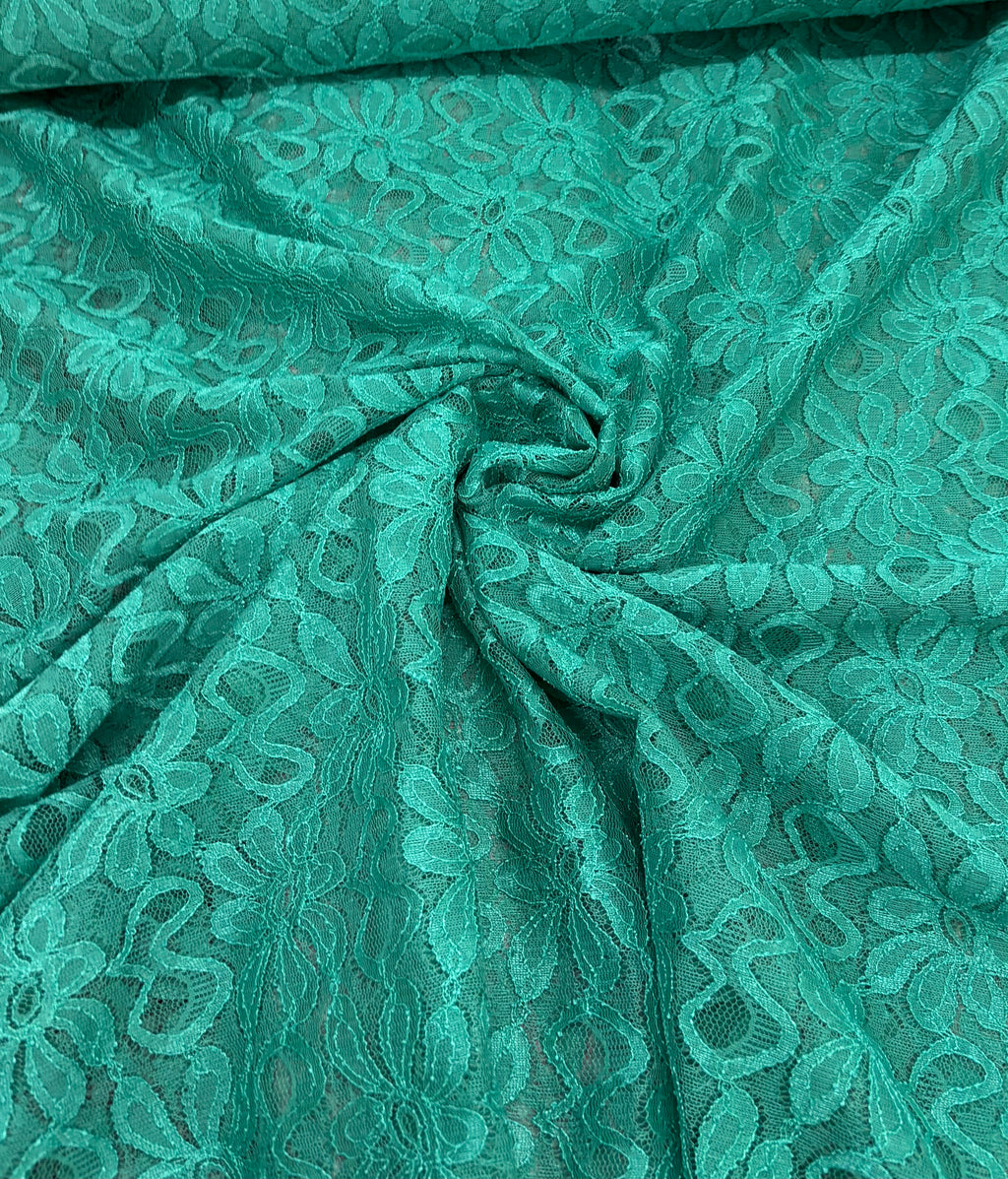 Tessuto PIZZO “verde acqua”