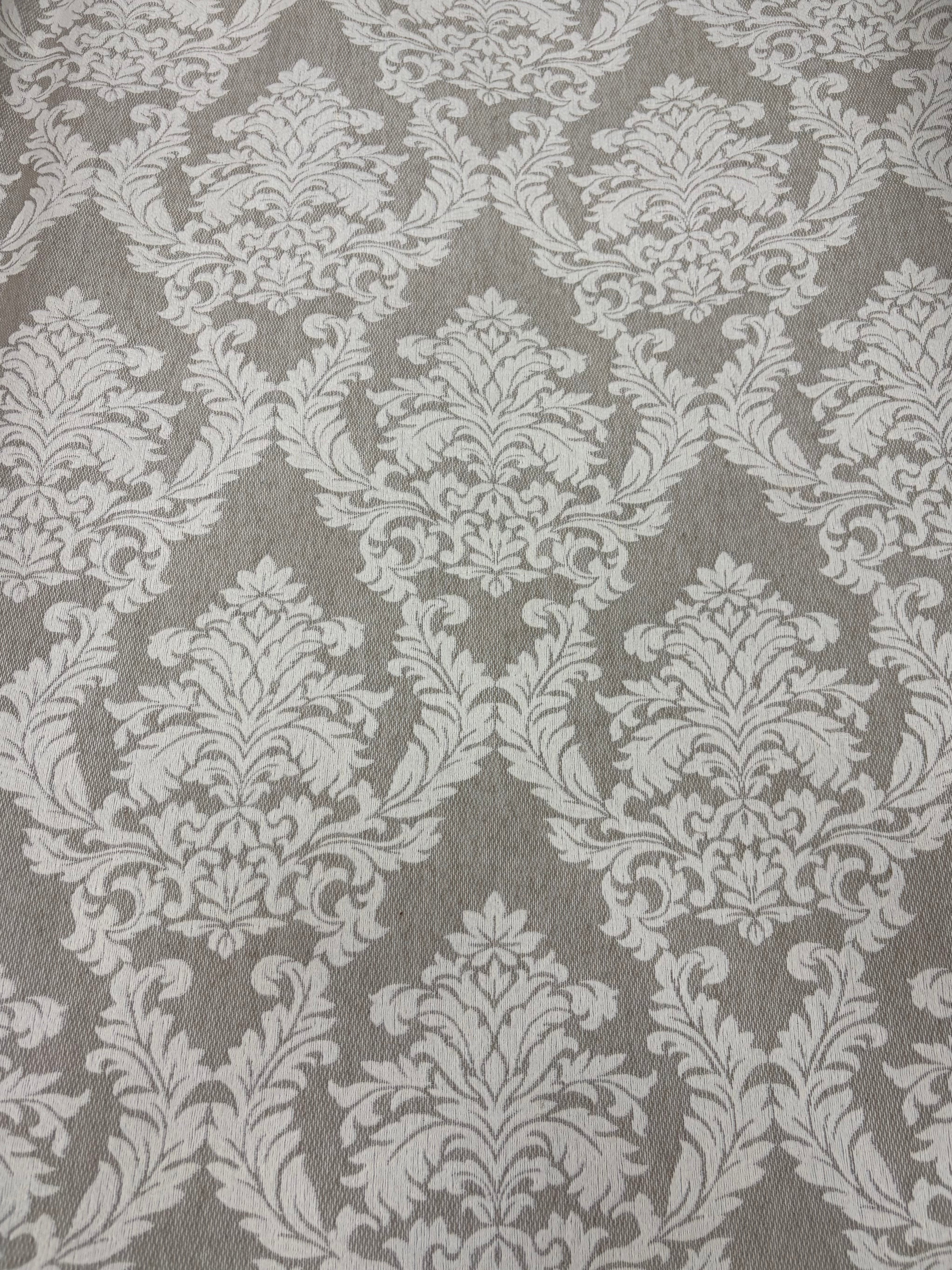 Tessuto TAPPEZZERIA “ Medaglioni beige”