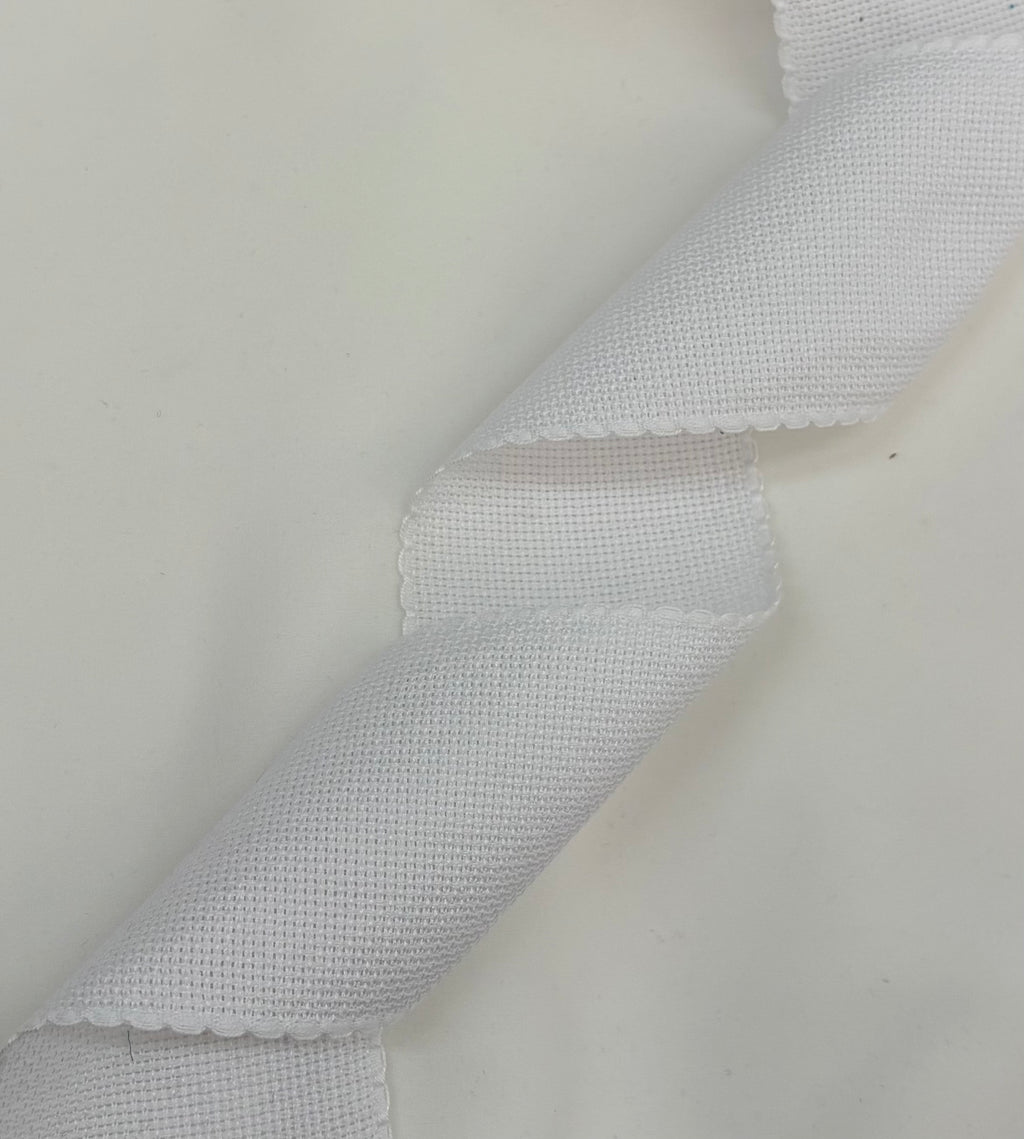 NASTRO TELA AIDA “bianco”