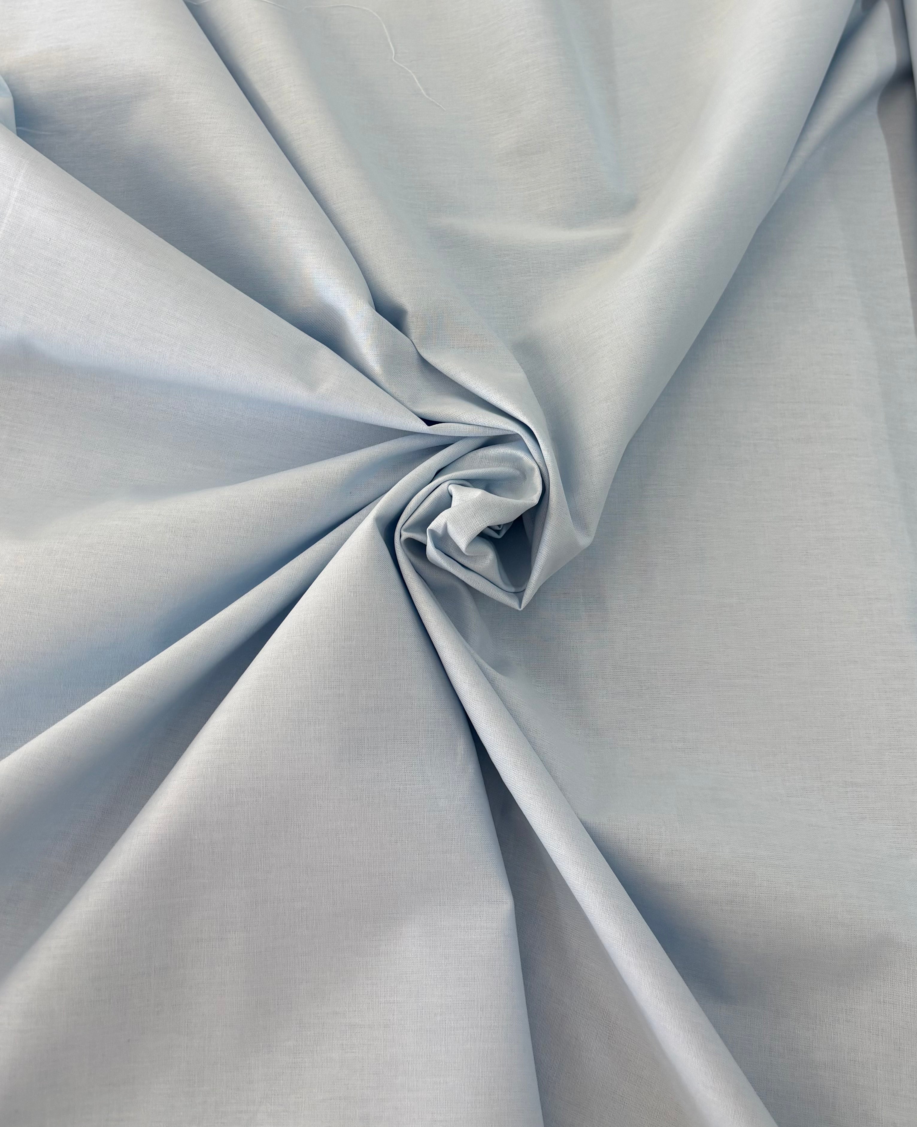 Tessuto COTONE PERCALLE “celeste”