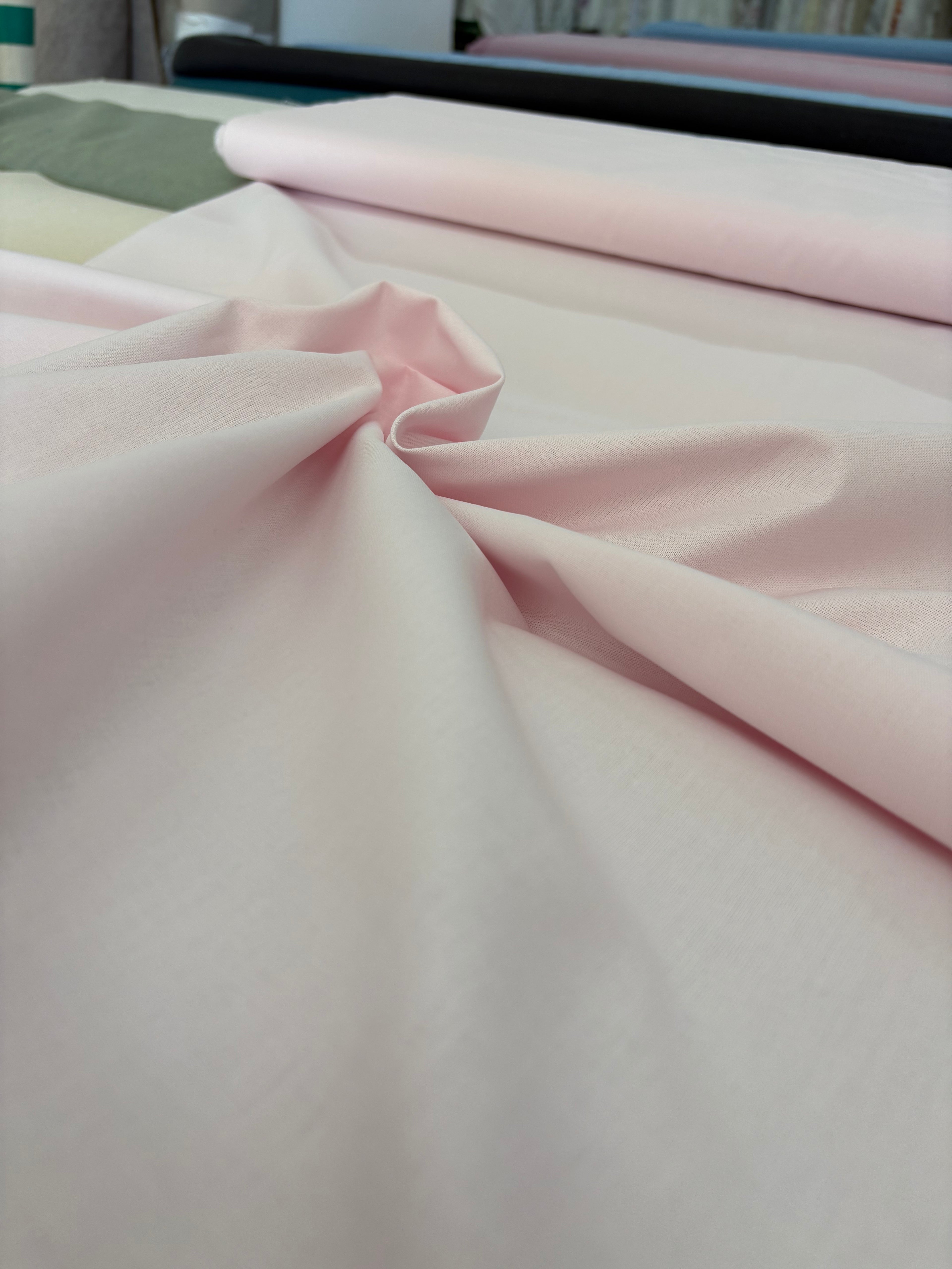 Tessuto COTONE PERCALLE “rosa”
