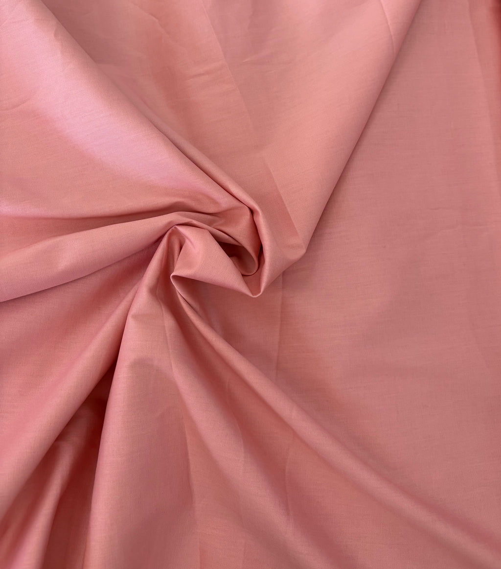 Tessuto COTONE PERCALLE “rosa salmone”