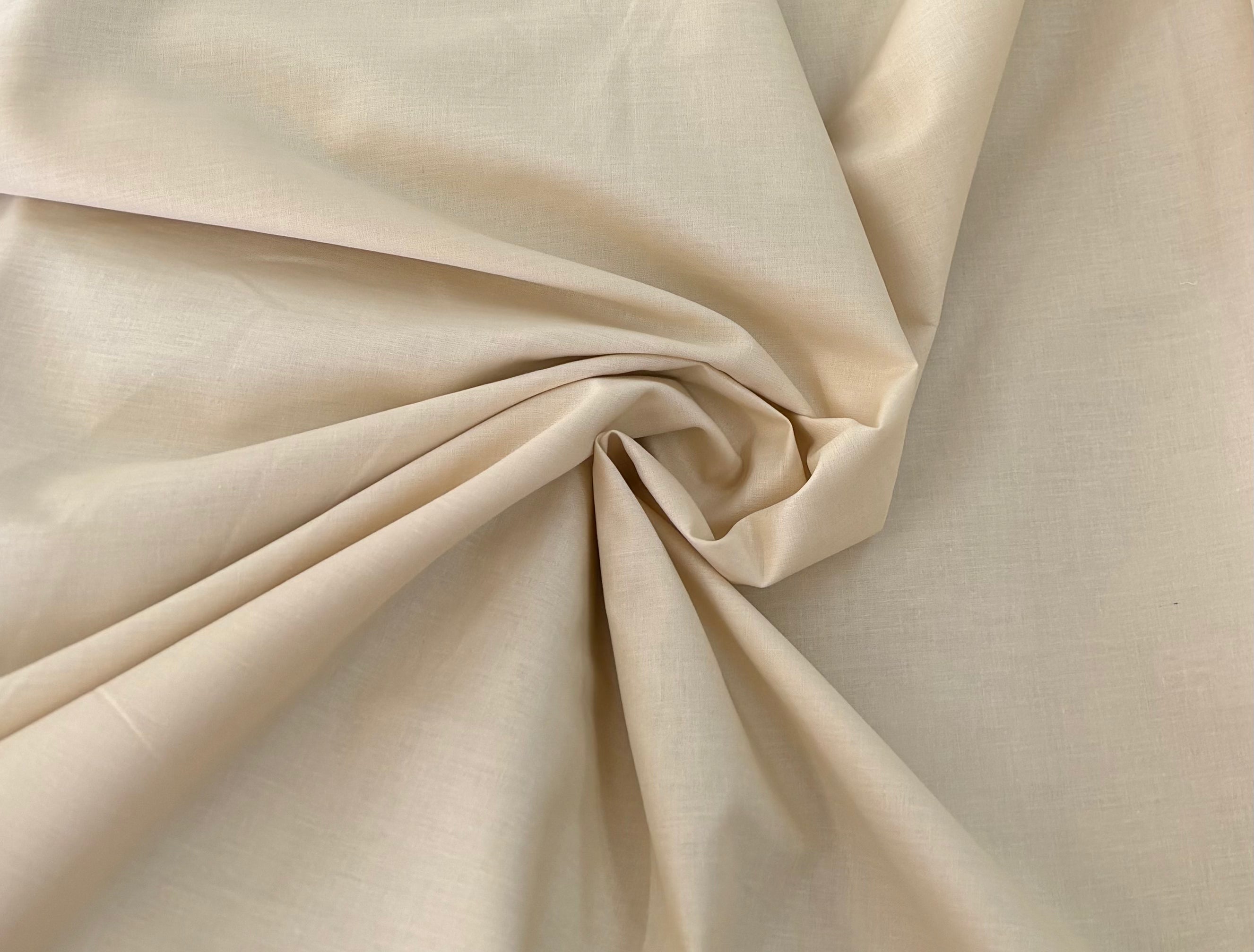 Tessuto COTONE PERCALLE “beige”