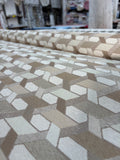 Tessuto TAPPEZZERIA “cubi beige”