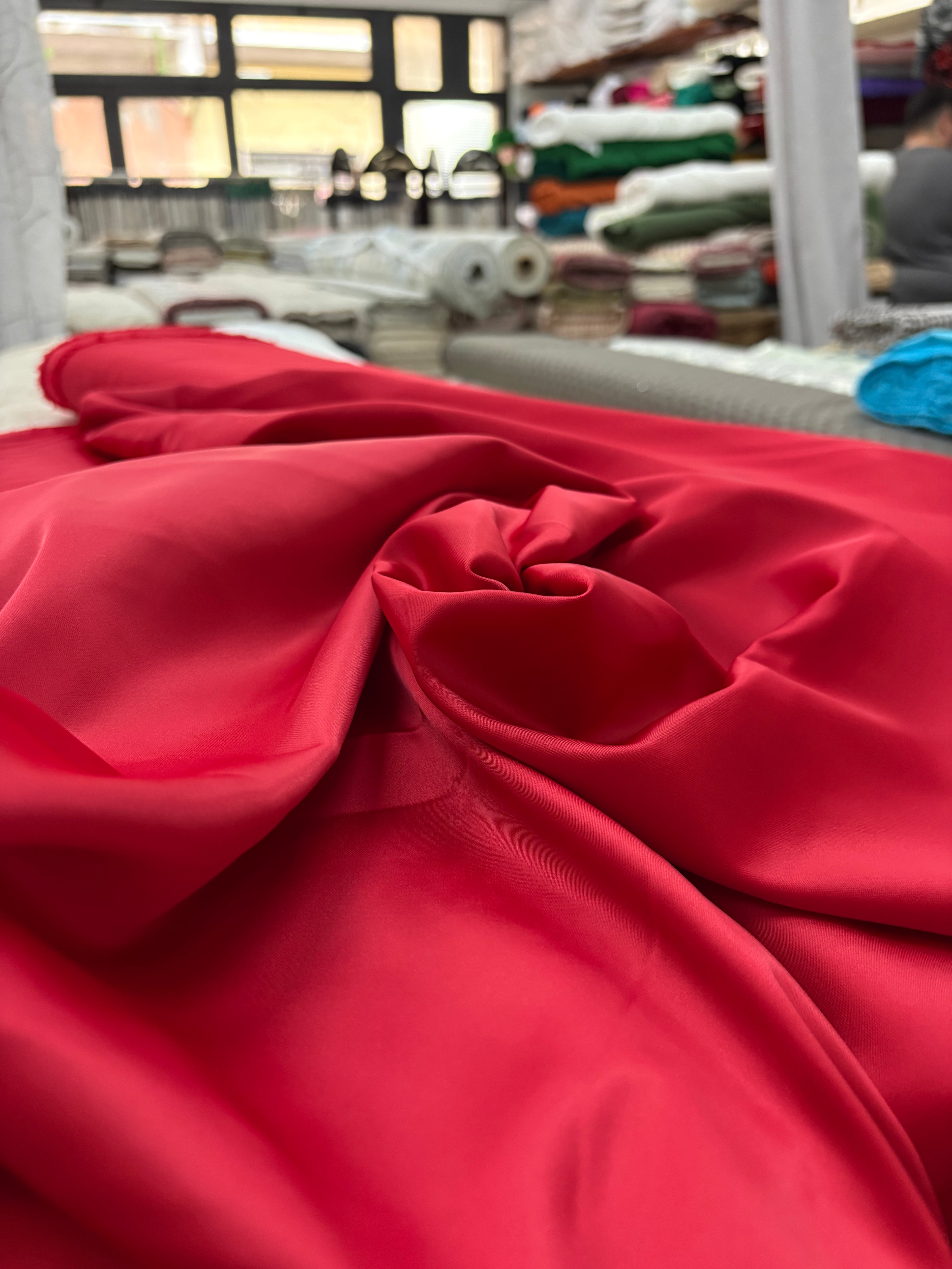 Tessuto RASO DUCHESSE “rosso”