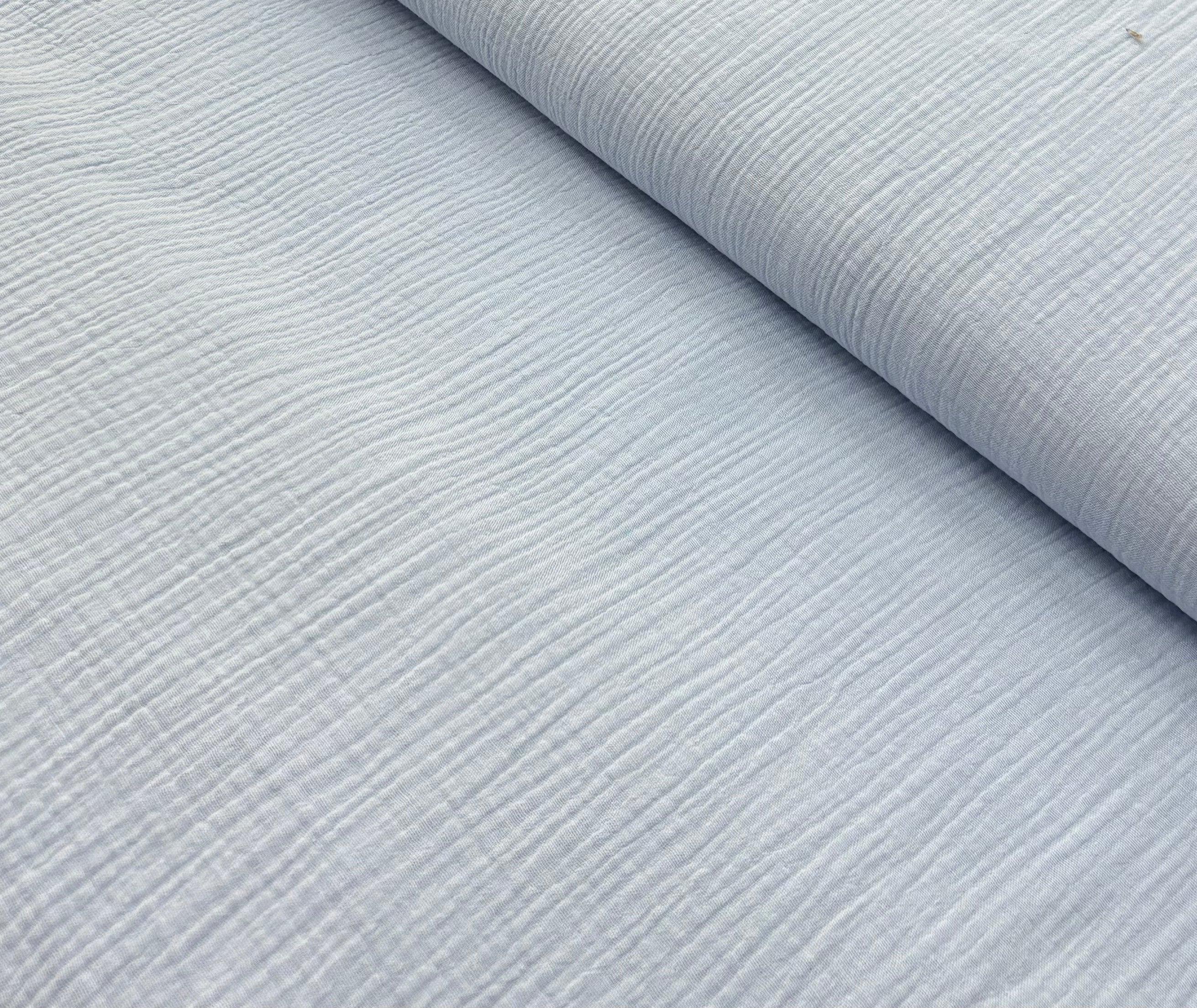 Tessuto MUSSOLA IN COTONE “celeste”