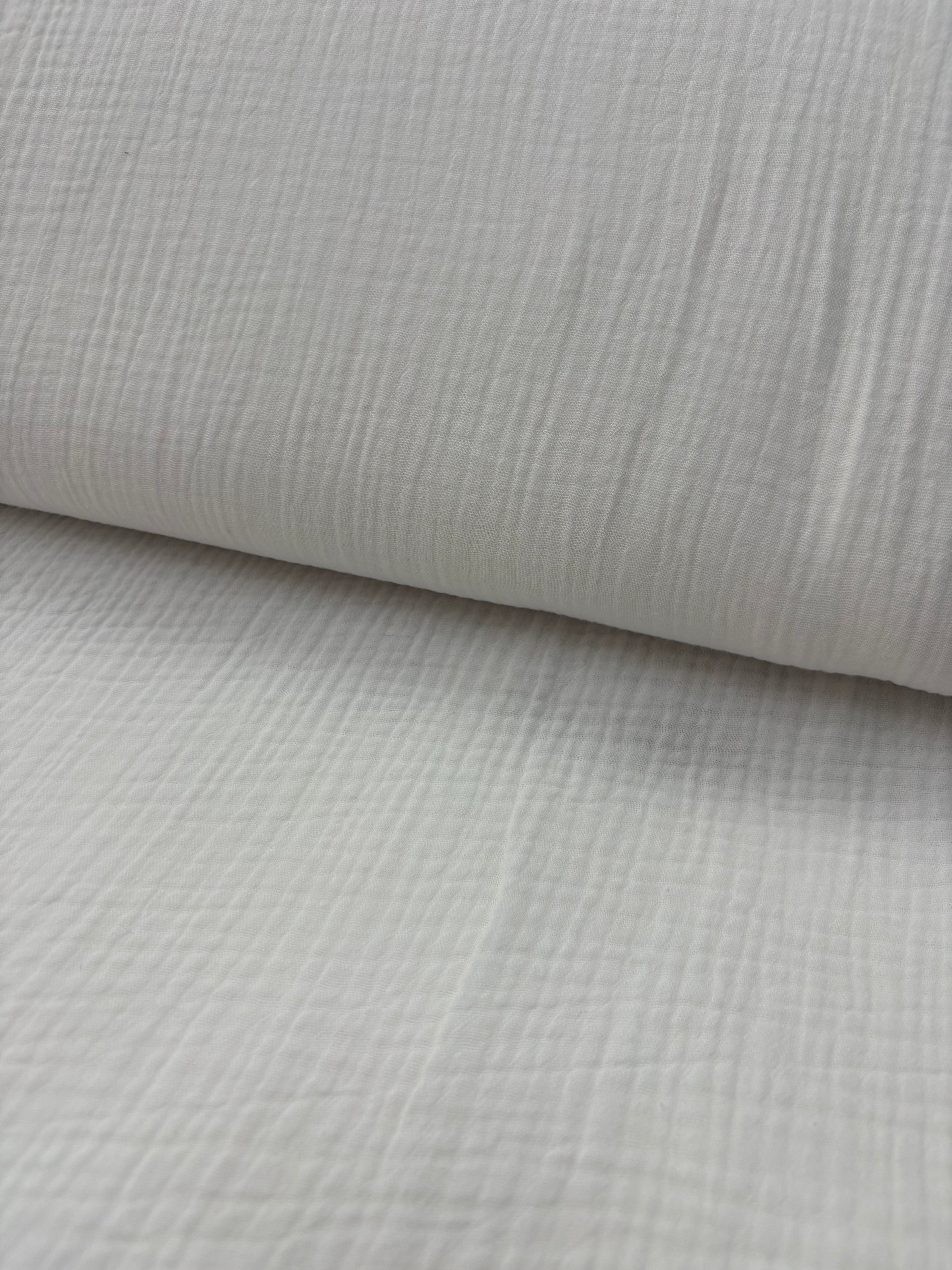Tessuto MUSSOLA IN COTONE “PANNA”