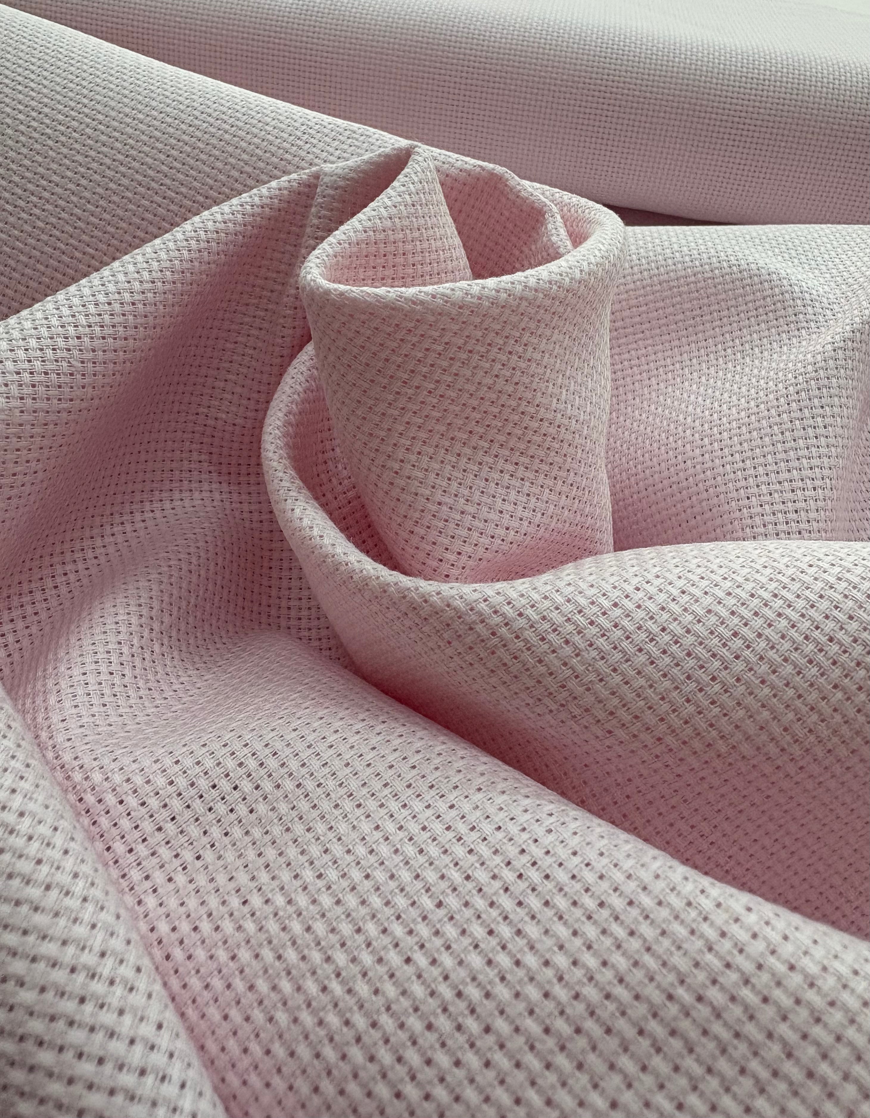 Tessuto TELA AIDA “rosa”