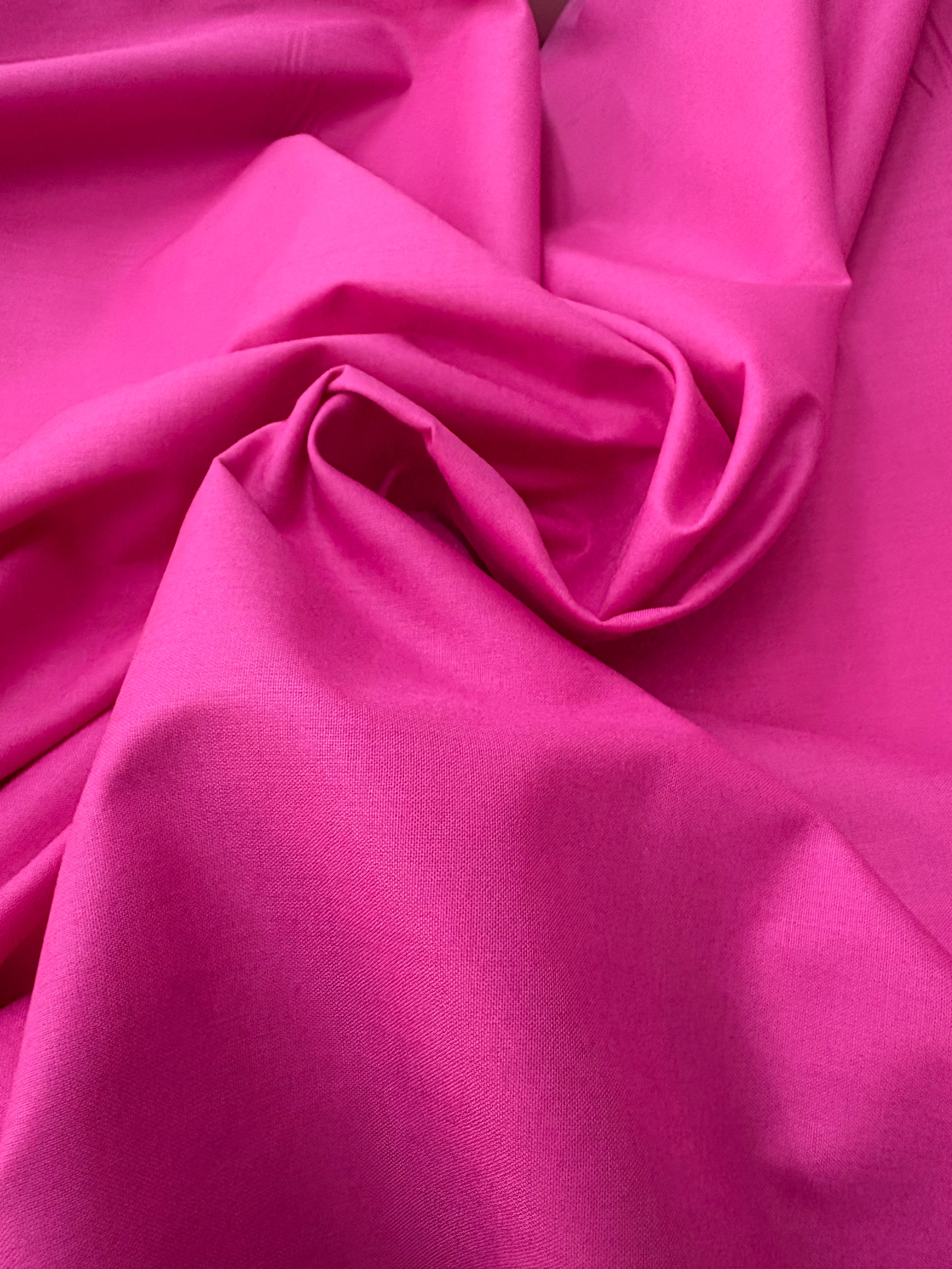 Tessuto COTONE PERCALLE “fucsia”