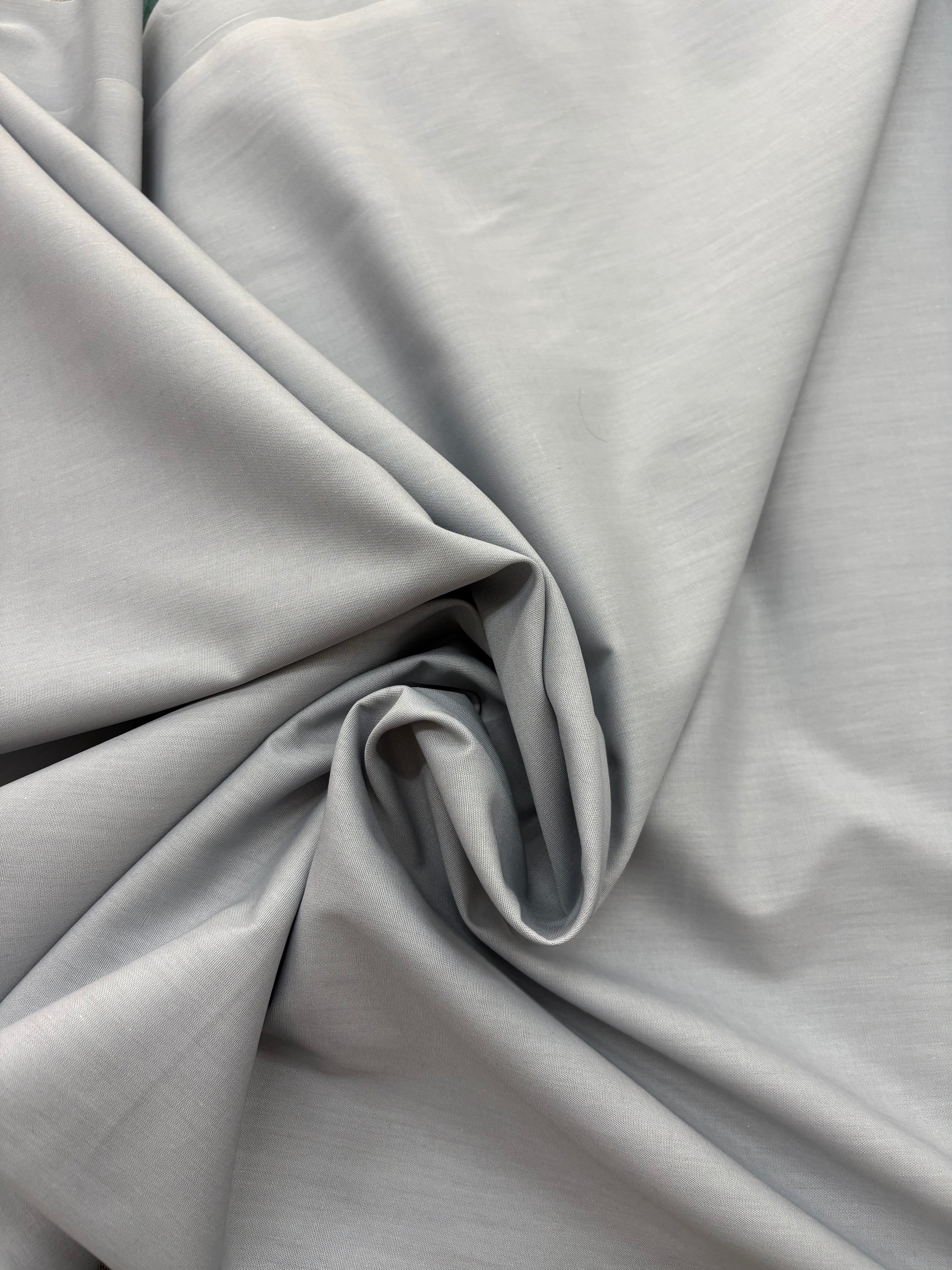 Tessuto COTONE PERCALLE “grigio”