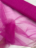 Tulle MORBIDO GLITTER “fucsia”