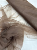 Tulle MORBIDO “marrone”