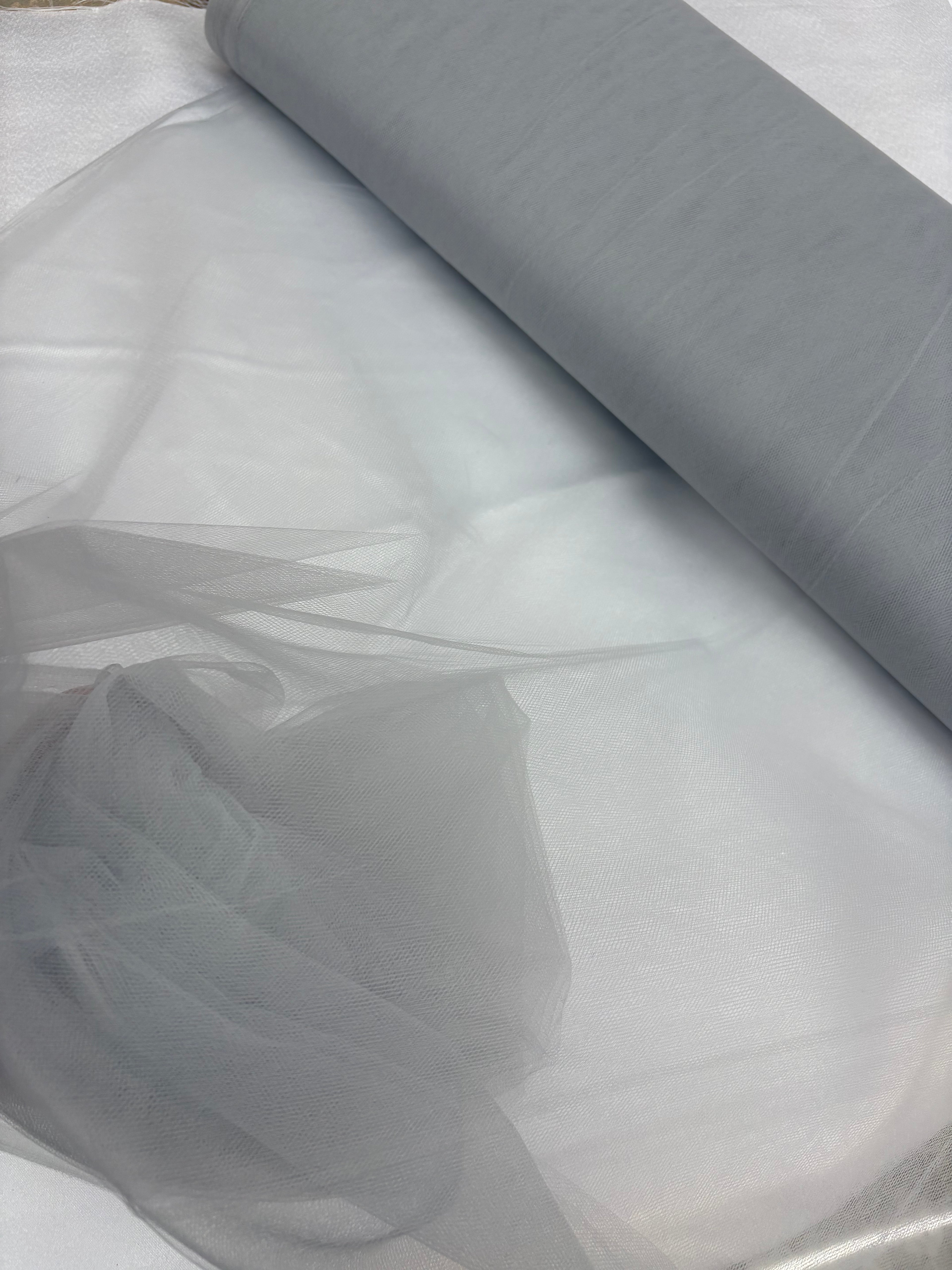 Tulle MORBIDO “grigio”