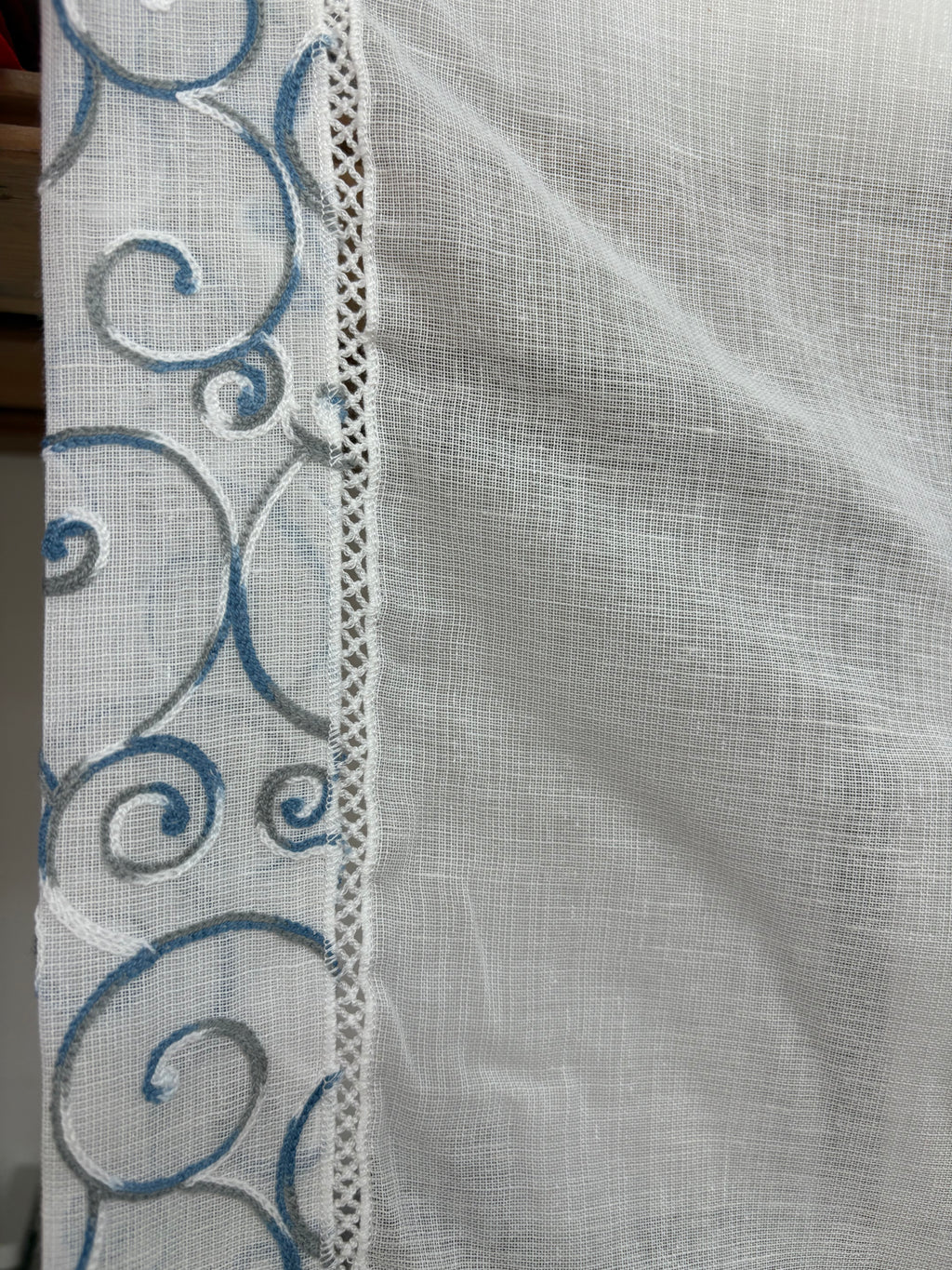 TENDINA A VENTRO L=60 CM “onda blu”