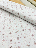 TESSUTO COTONE H 150 CM “orsetto piccolo rosa”