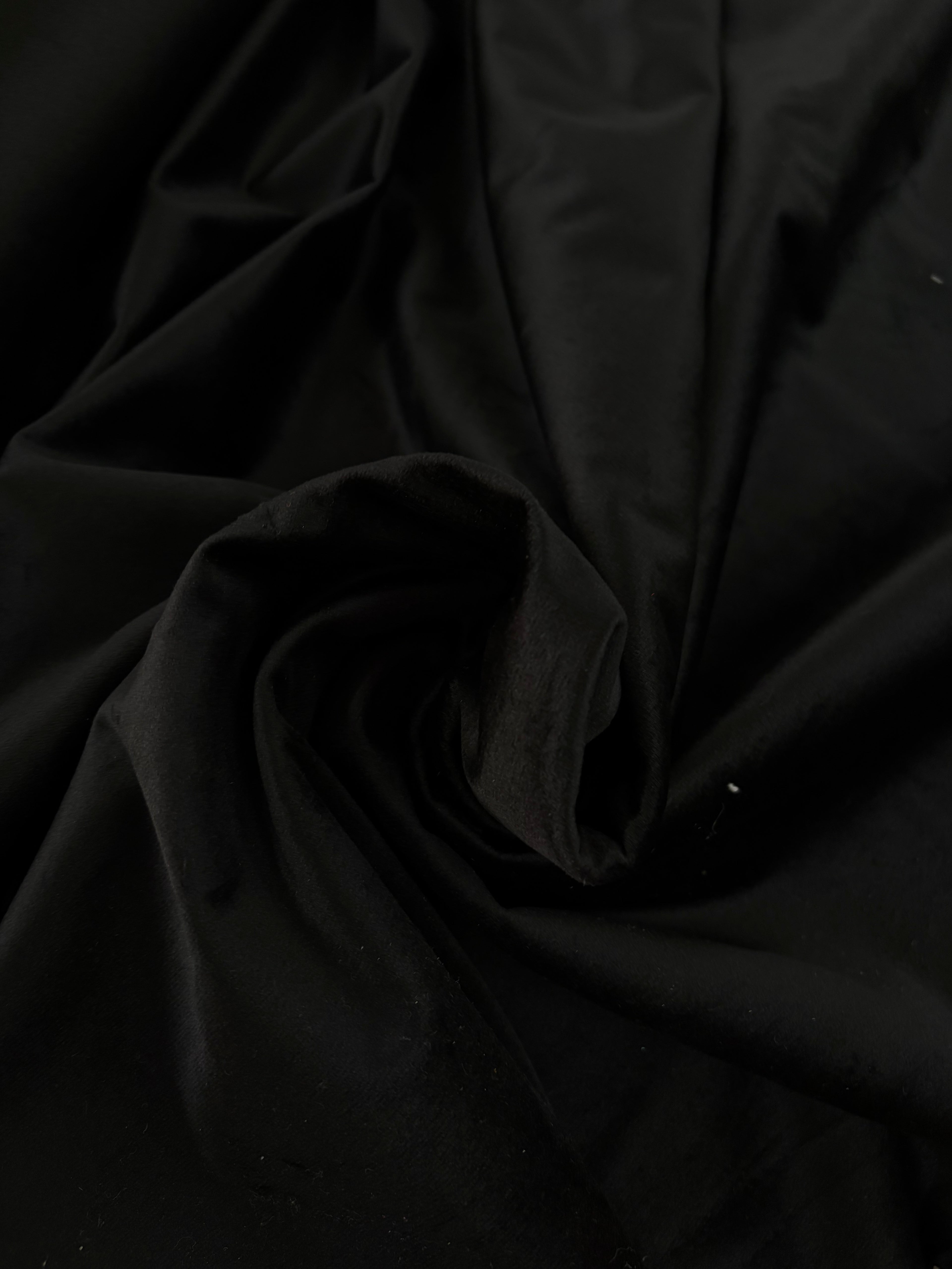 TESSUTO VELLUTO H 280 CM “nero”