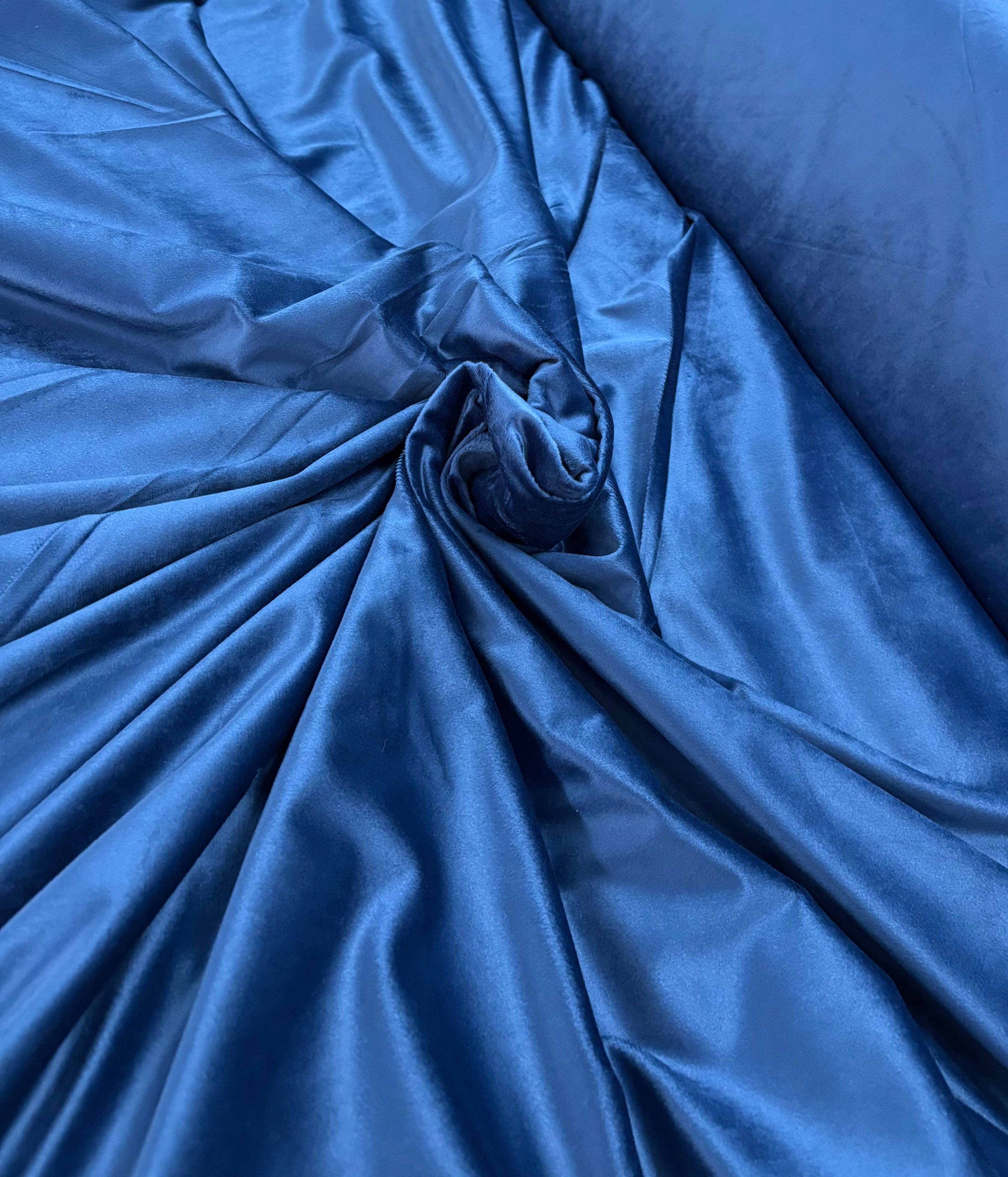 TESSUTO VELLUTO H 280 CM “blu”