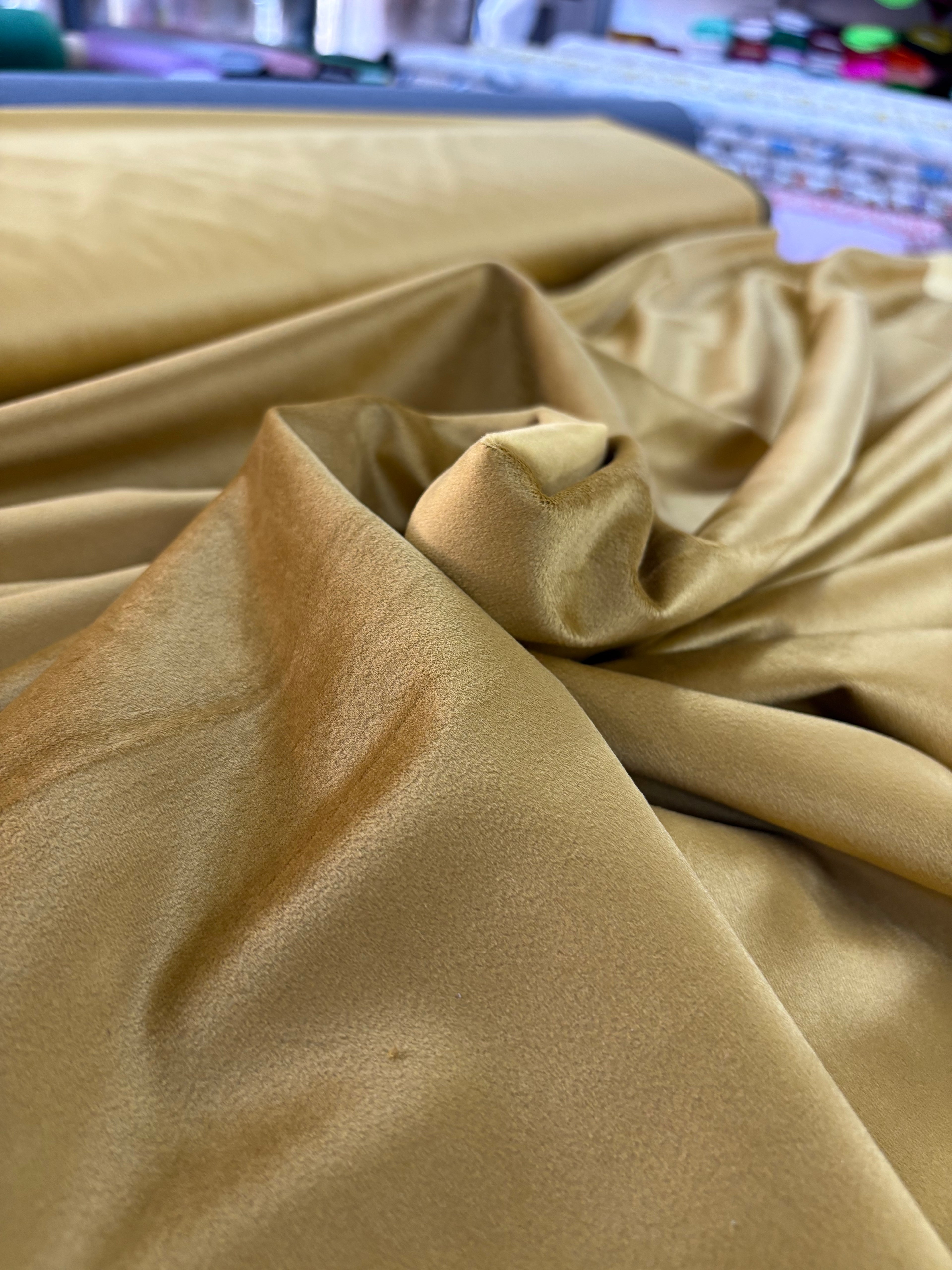 TESSUTO VELLUTO H 280 CM “oro”