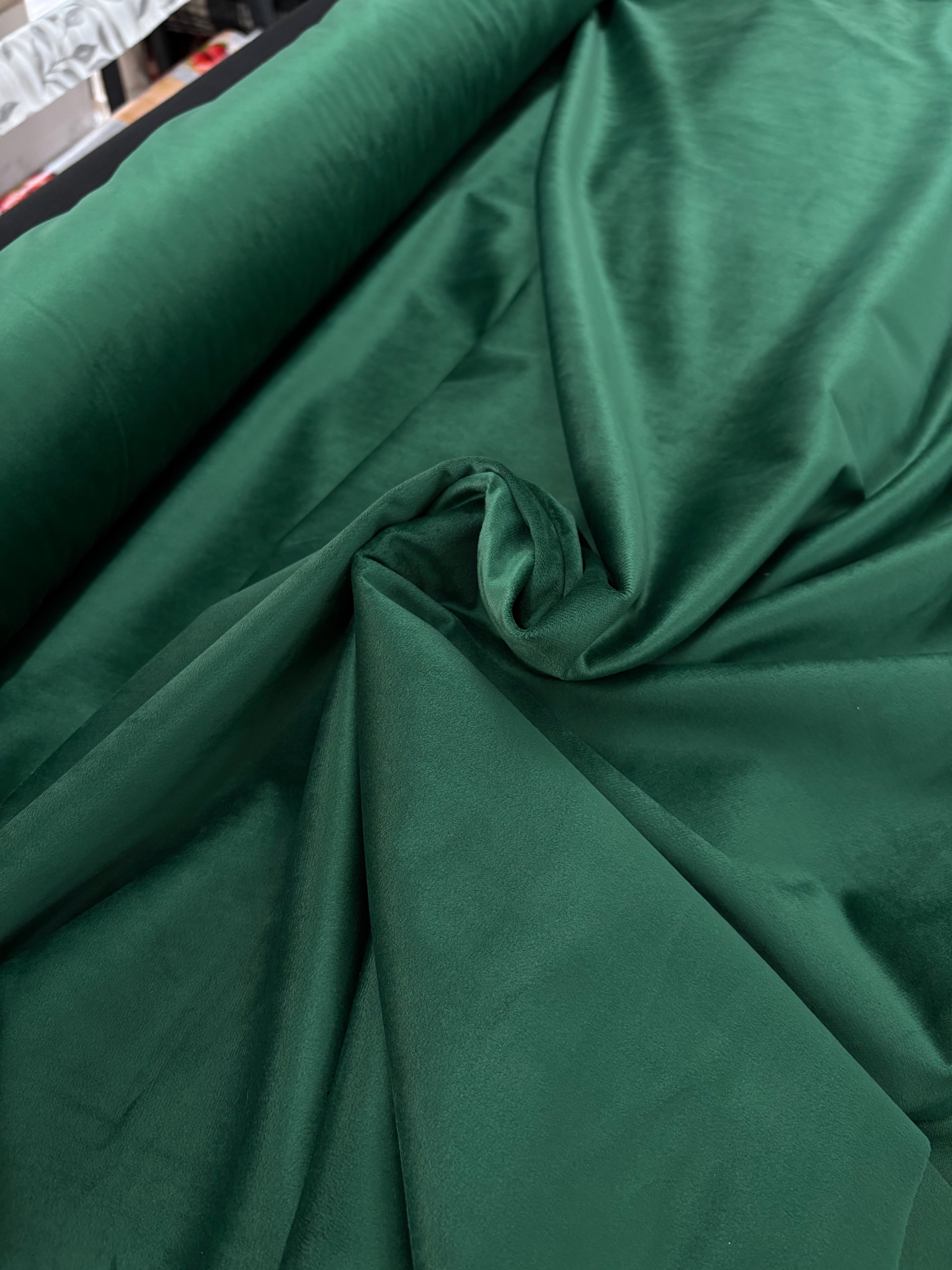 TESSUTO VELLUTO H 280 CM “verde”