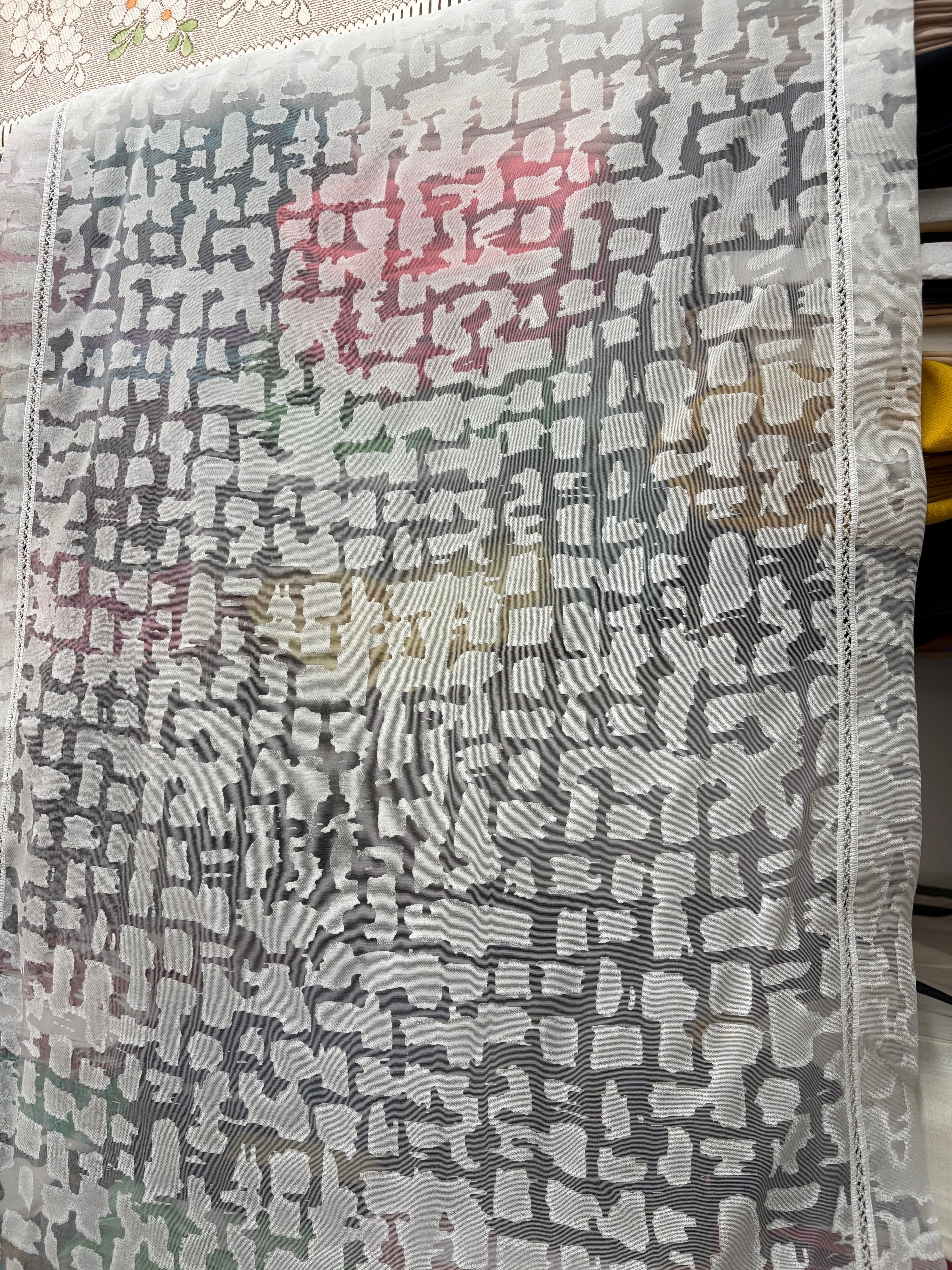 TENDINA A VETRO L=60CM “Sassolino grigio”