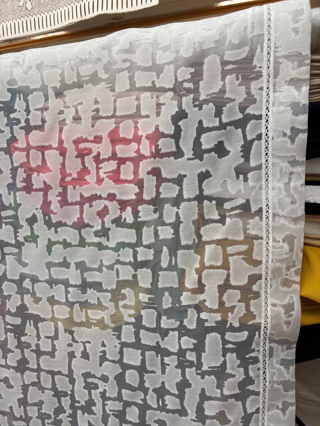 TENDINA A VETRO L=60CM “Sassolino grigio”
