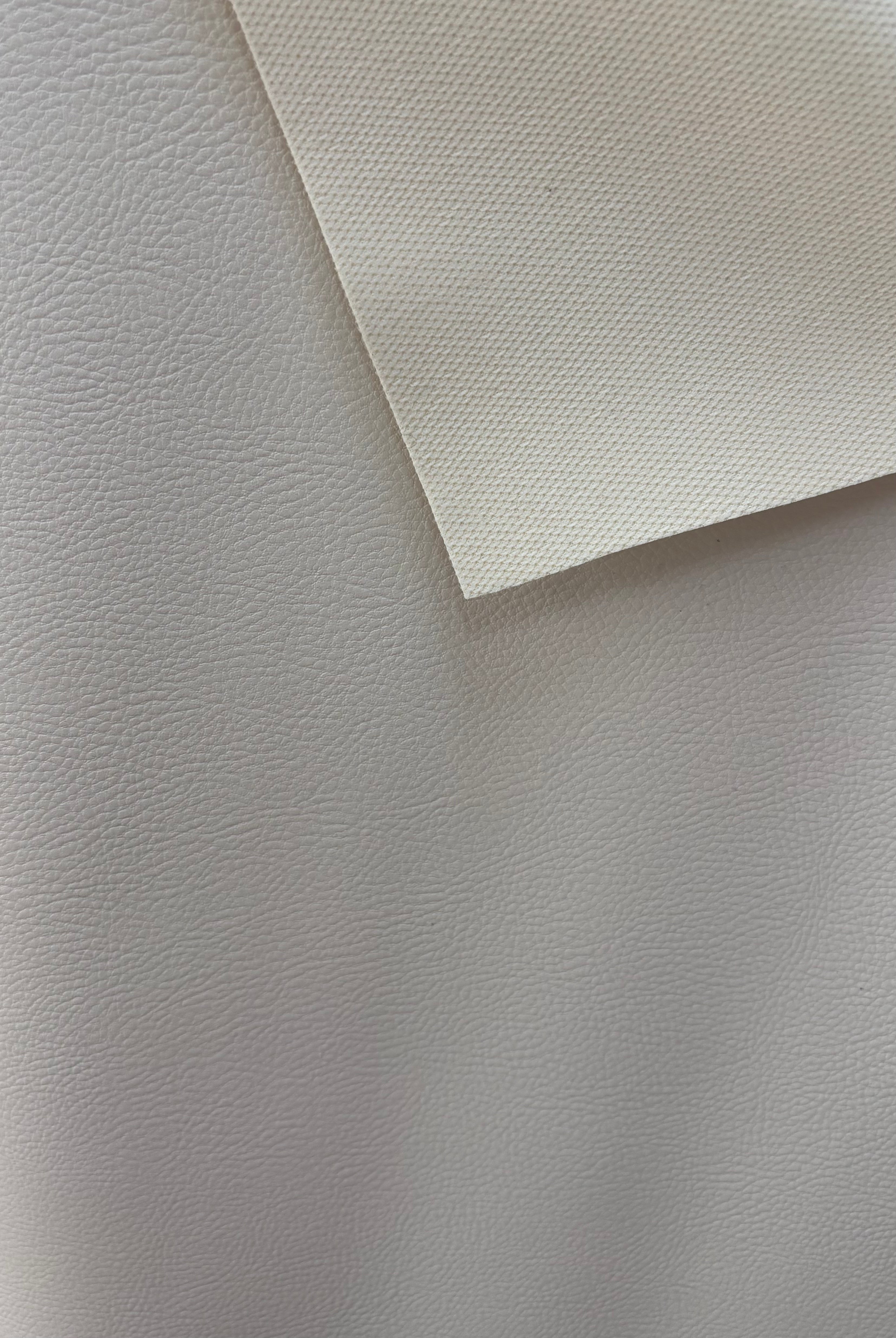 TESSUTO ECO PELLE “panna”
