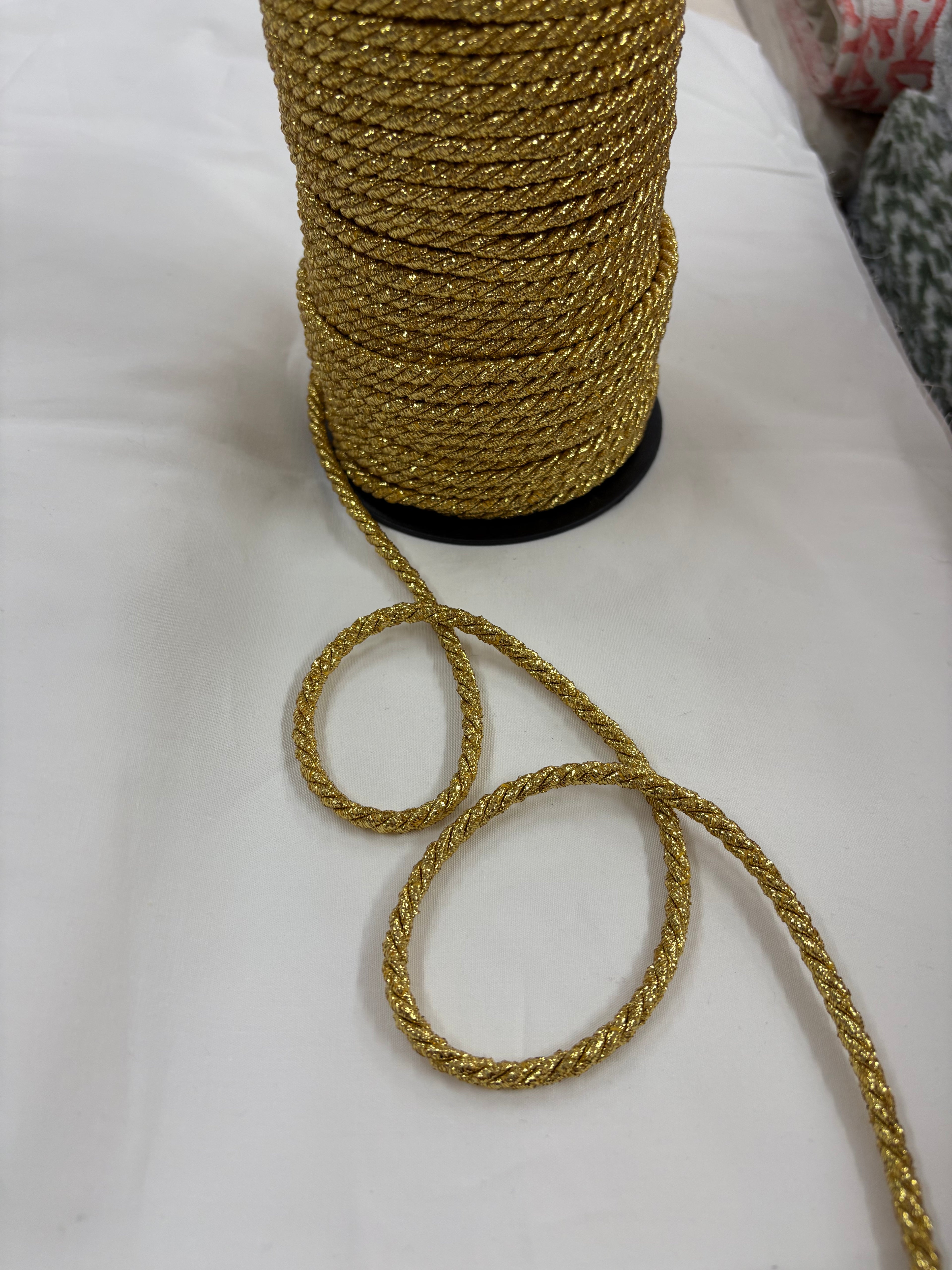 CORDONE 2 CAPI LUREX “Oro”