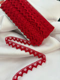 PASSAMANERIA IN PIZZO “Rosso”
