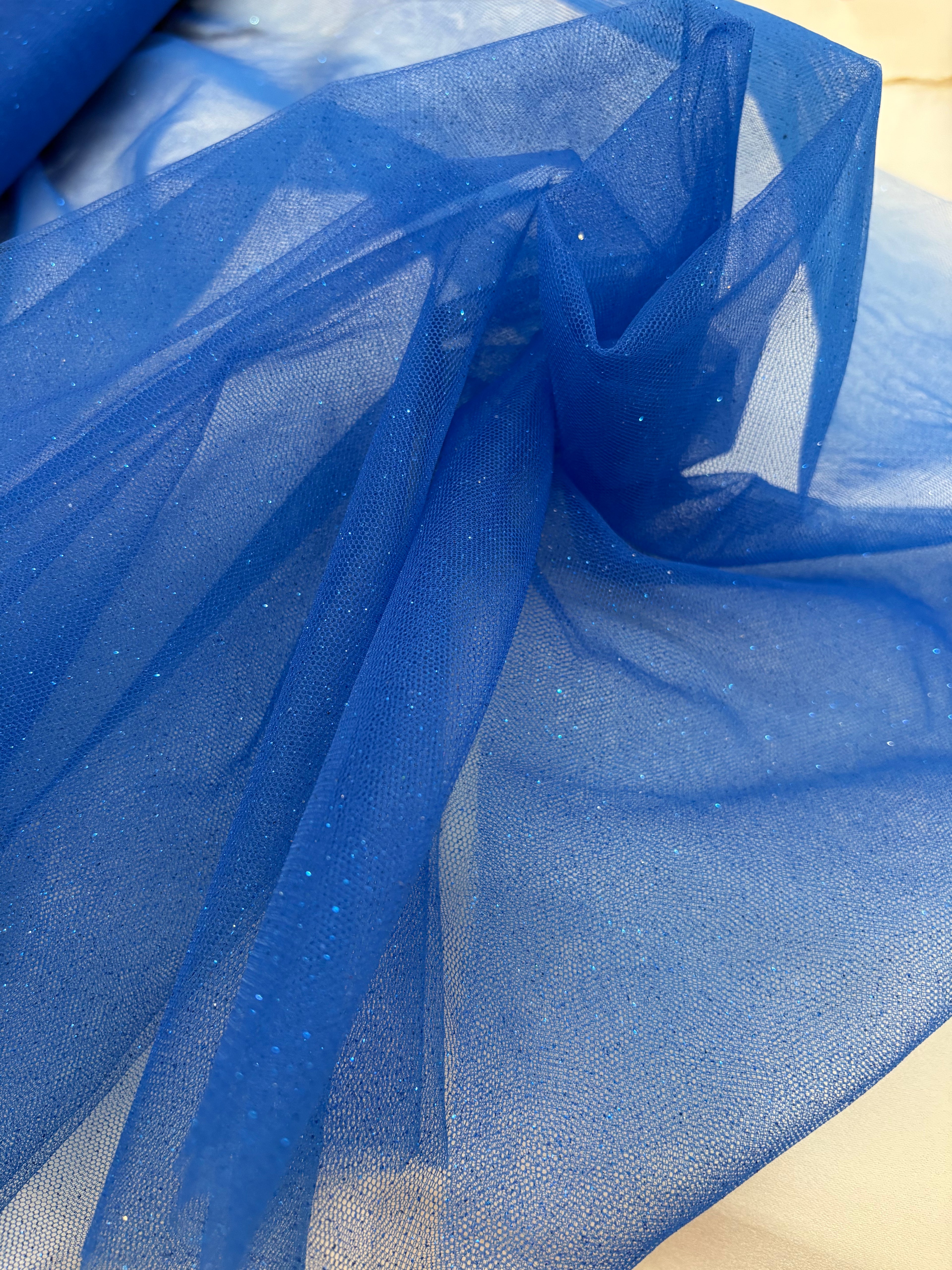 TULLE MORBIDO GLITTER “Bluette”