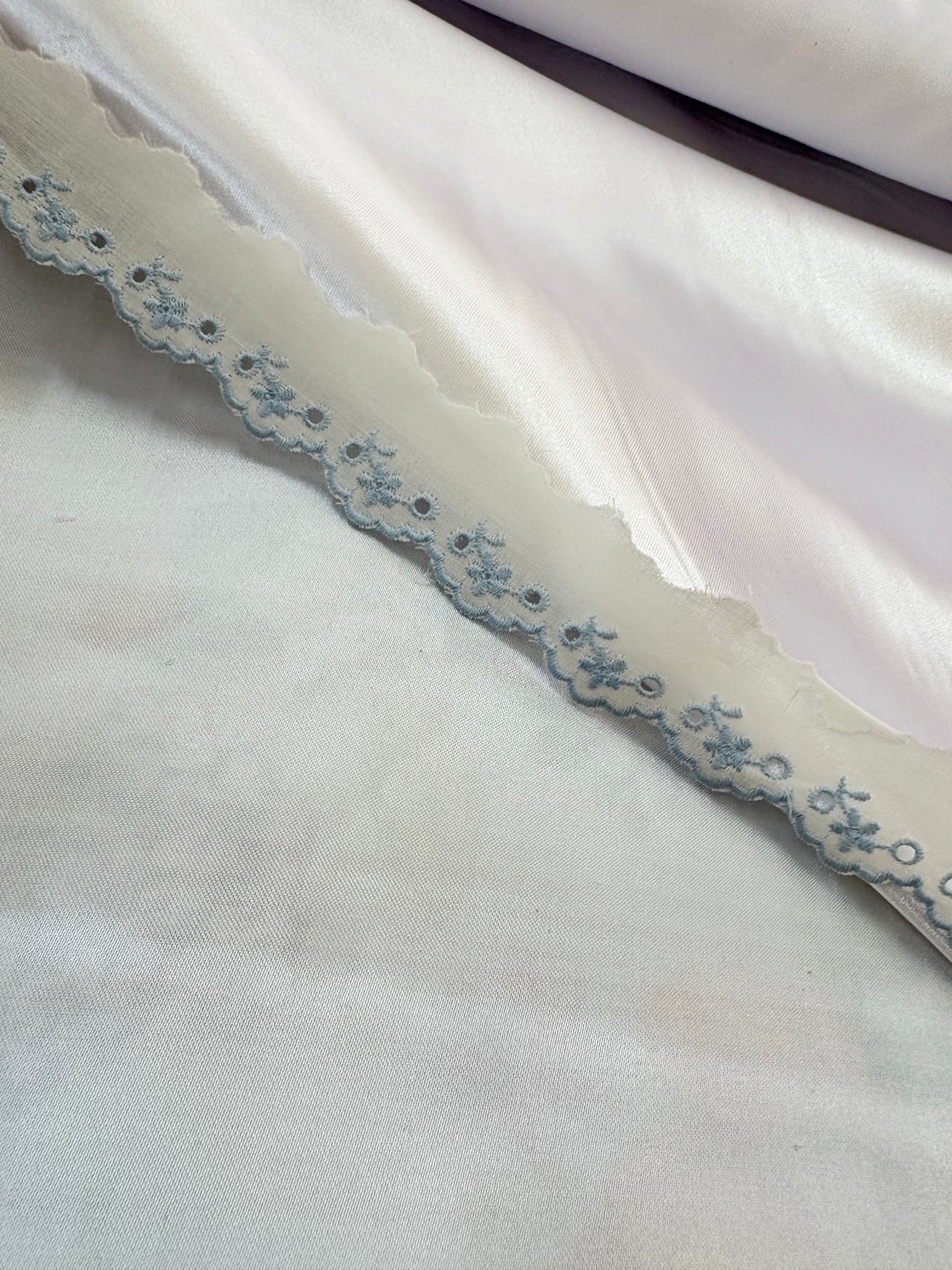 MERLETTO PIZZO SAN GALLO “BIANCO E CELESTE”