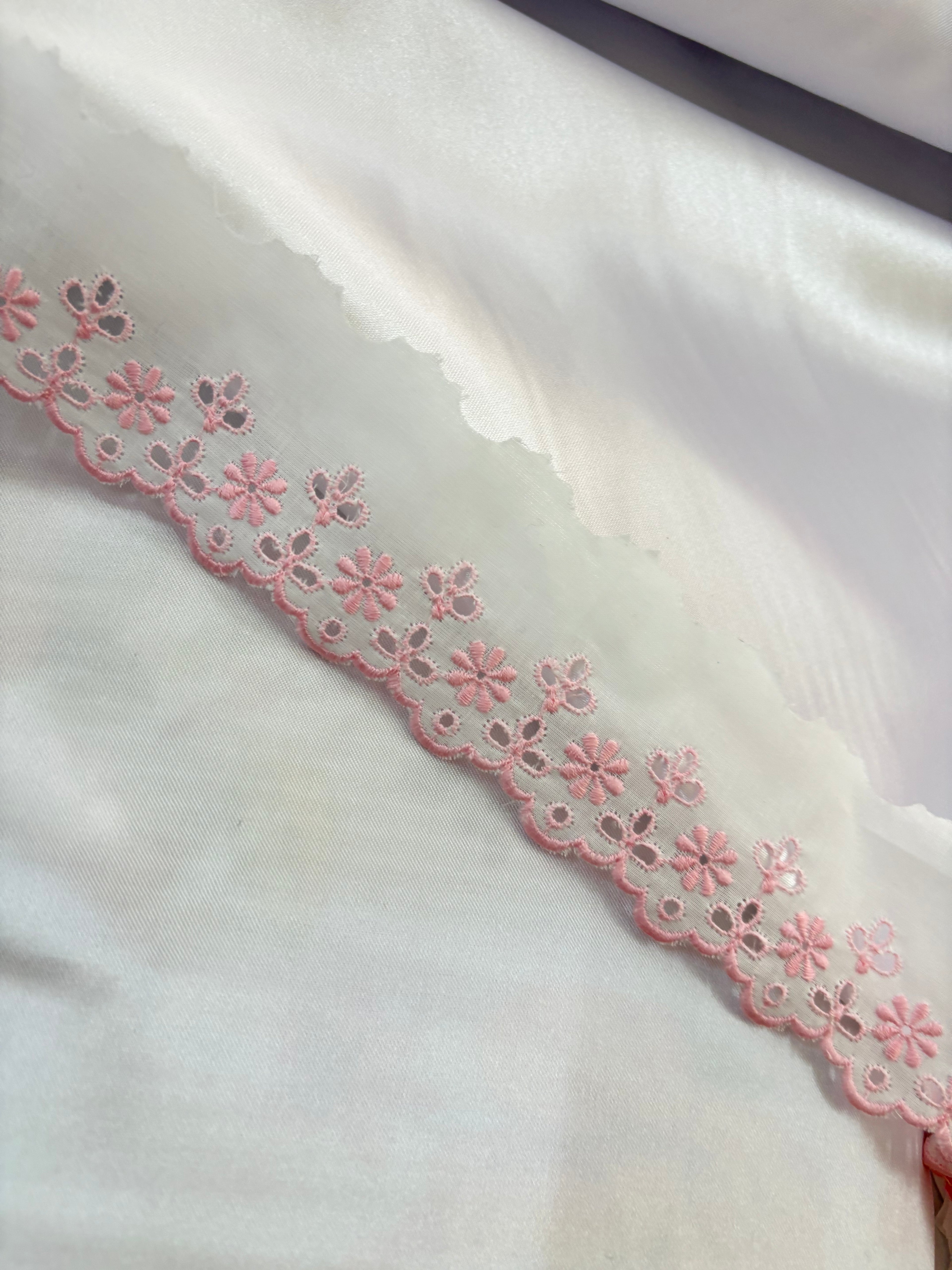 MERLETTO PIZZO SAN GALLO “BIANCO E ROSA”