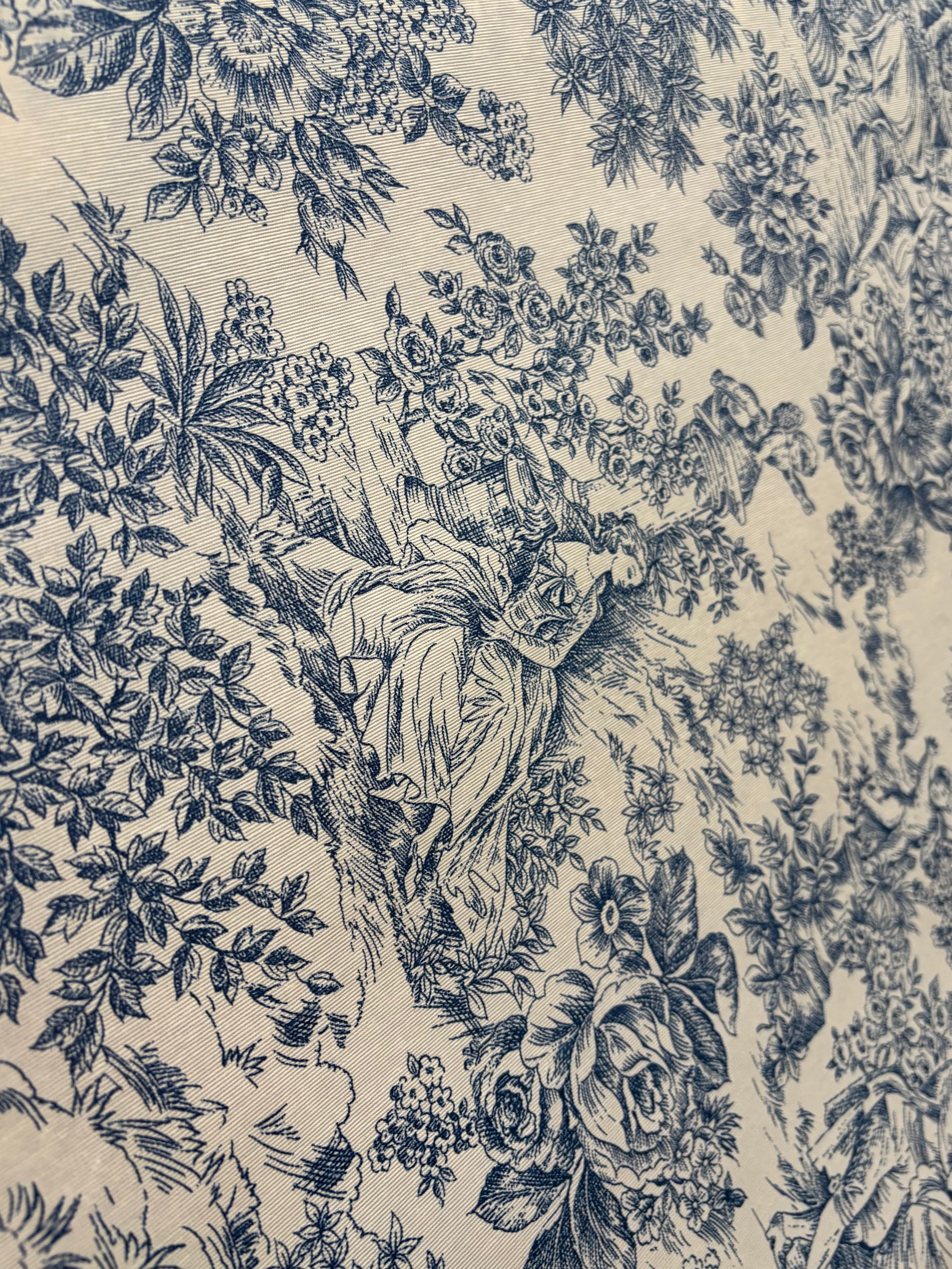 LONETA  PLASTIFICATO “JOUY FRANCESE BLU”
